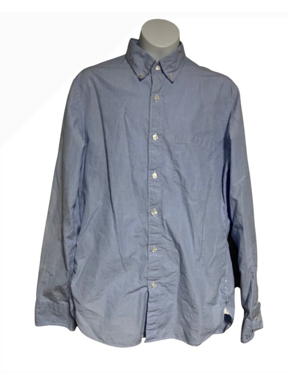 J. Crew Mens Slim Fit Button Down Shirt Size S Blue Business Casual Versatile